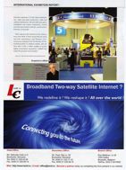 Internet by satellite article in Tele Satellite International